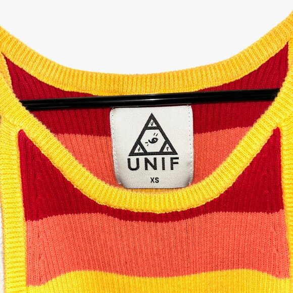 Rare discontined UNIF rainbow tank top - Picture 2 of 3